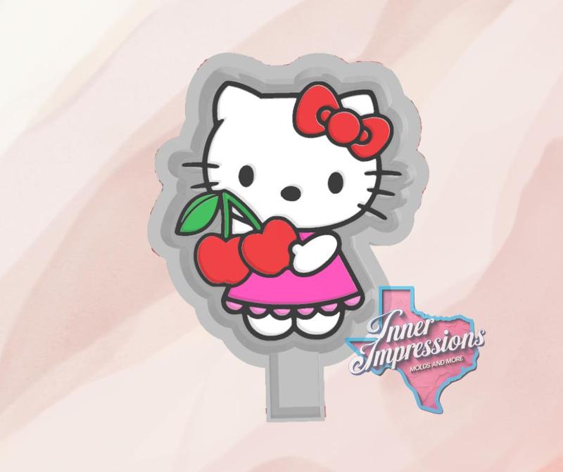 Cherries Hello Kitty Freshie Mold