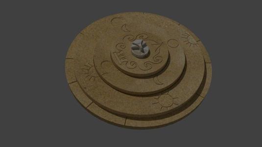 Indiana Jones: Fate of Atlantis - Stone discs (MOLD)