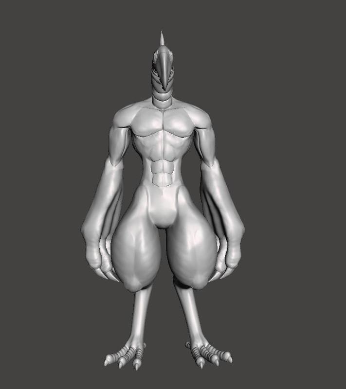 Quazzo Blue Demon 3D Model