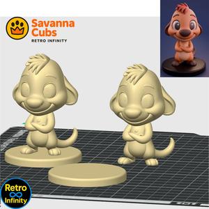 Rudder - 3D figure Savanna Cubs Retro Infinity (90mm) | vinyl collectible