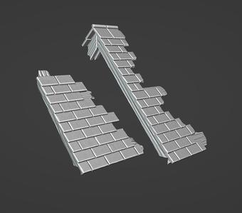 Mordheim Broken Roof Sections