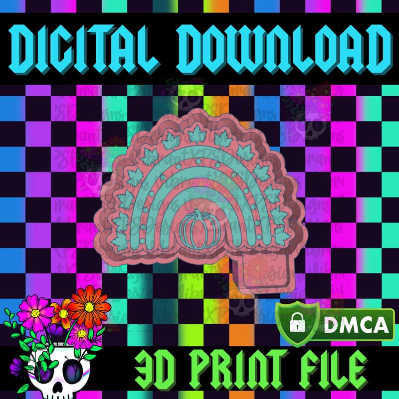 Autumn Rainbow STL Freshie Housing