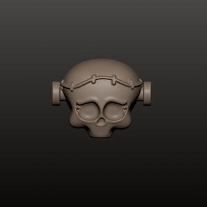 Frankie stein skully logo