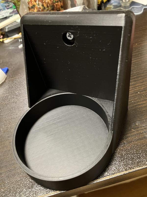 Flowerpot wall hanging 8cm screwed