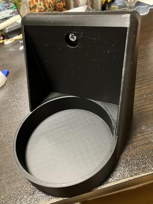 Flowerpot wall hanging 8cm screwed