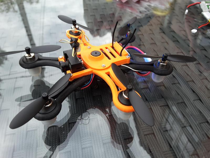 Hexacopter 125/110mm spracing f3 coreless 8.5x200mm