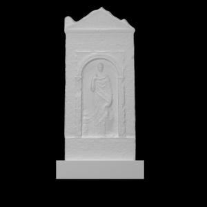 Grave stele in the form of a naiskos