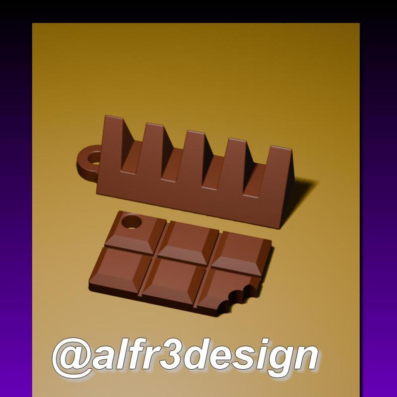 Key ring 70% chocolate bar :-P + Swiss Chocolate TBLRN