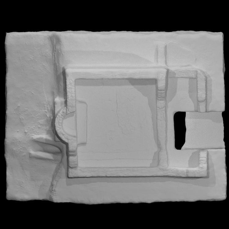 Plaster model of the 3rd -c. A.D. temple