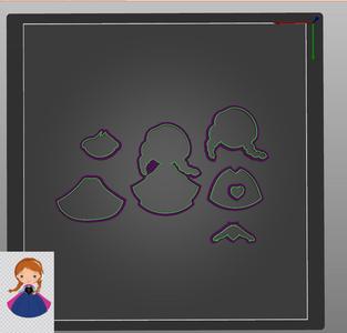 Elsa and Ana - Frozen Cutter