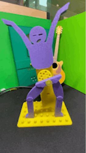 Grand Blueprint Dancing Man Customizable Dance Steps LA001 Gear Motor Grand Blueprint