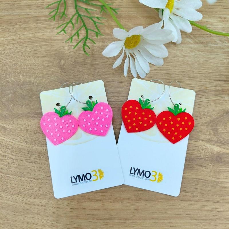 STRAWBERRY EARRINGS