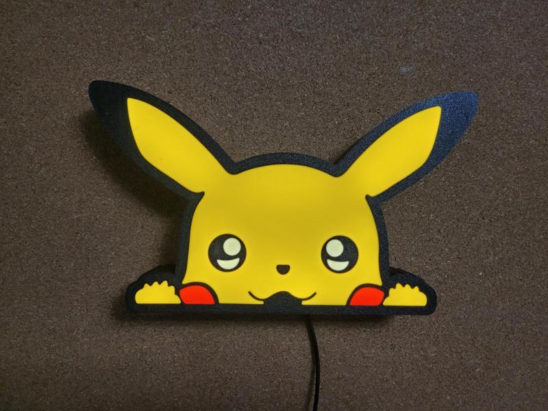 Peeking pikachu