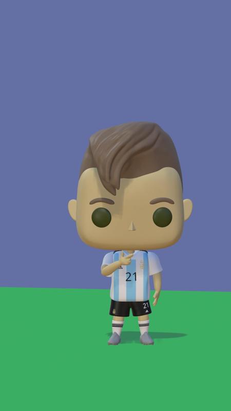 FUNKO DYBALA SOCCER PLAYER ARGENTINA 2022