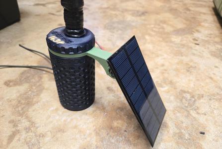 Solar panel mount for Demeshe Node RAK Meshtastic