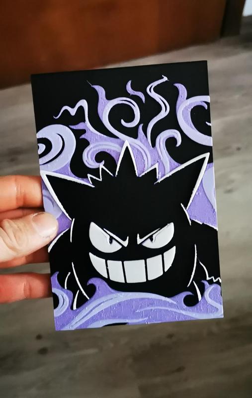 hueforge_Gengar glow in the dark