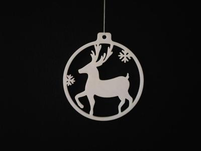 Christmas Ornament with Reindeer
