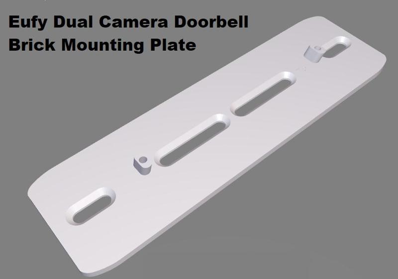 Eufy Dual Camera Doorbell Mount Plate and Wedges