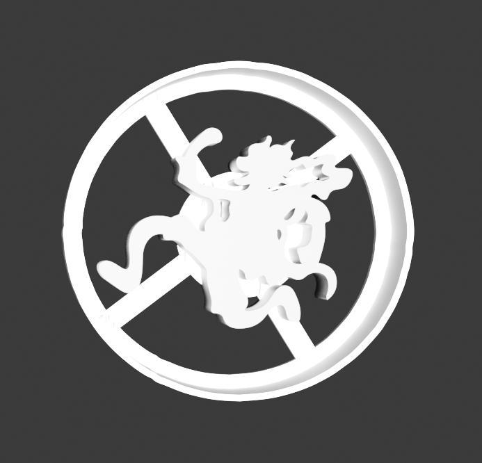 Luffy Gear 5 Cookie Cutter