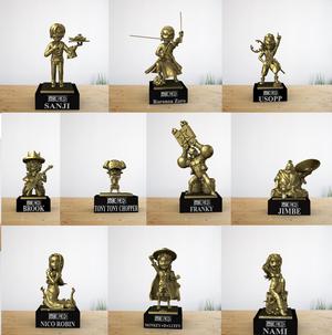 ONE PIECE KUMAMOTO STATUES COLLETION
