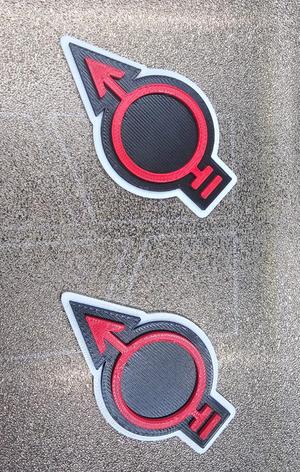 Red Rising- Red Sigil (White Background)