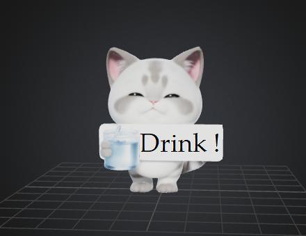 Drink Kawai Cat