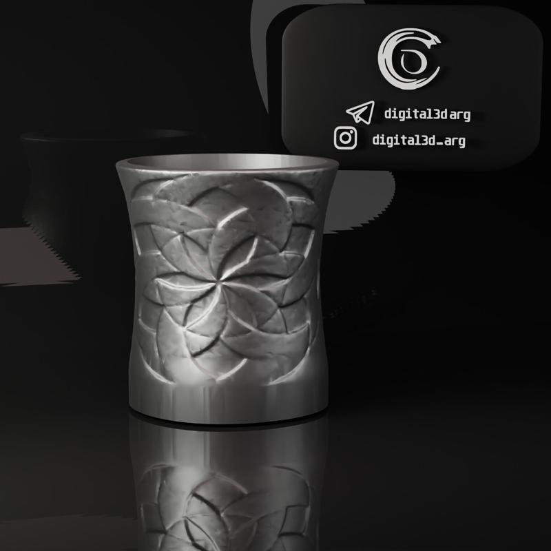 MATTE MANDALA METALLIC STYLE 25