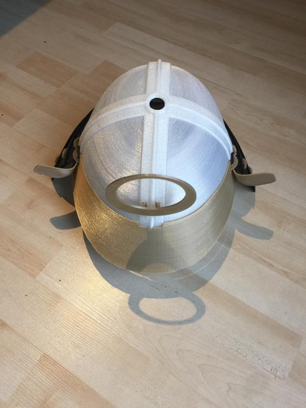 Samurai Helmet Wearable with Sound Activated Lights