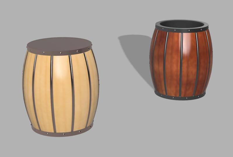 Barrel - Liquor Cup -Tabletop / RolePlay