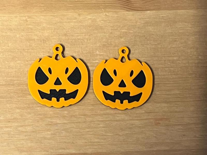 pumpkin earrings