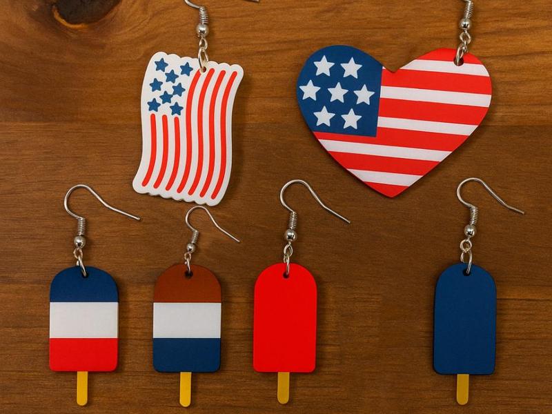 4th of July Earrings