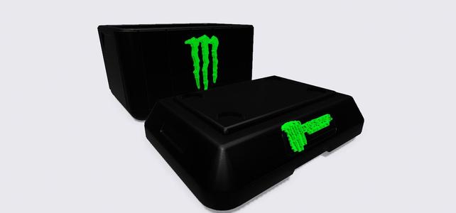 monster energy cooler