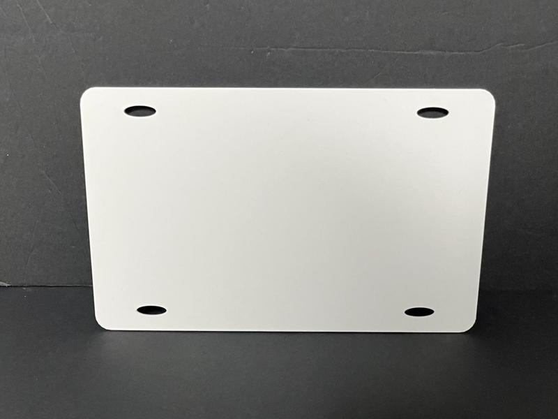 Blank License Plate