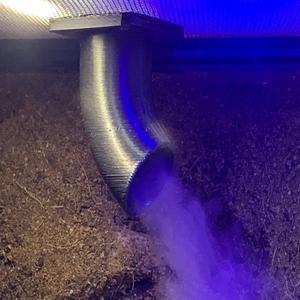 Thru screen fogger hose connector - NO CUTTING