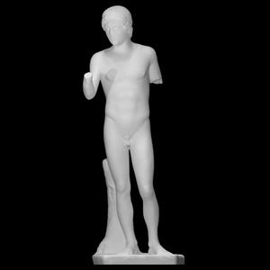 Statue of a nude youth
