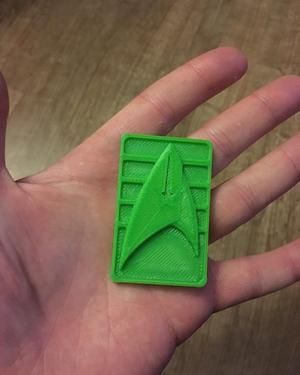 Star Trek discovery senior cadet badge
