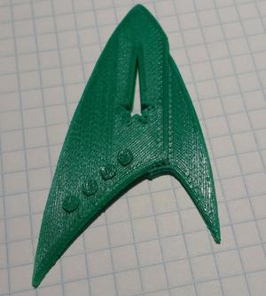 Star Trek Discovery  Captain  insignia badge