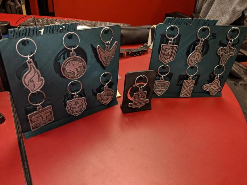 Overwatch League Keyring Hangers