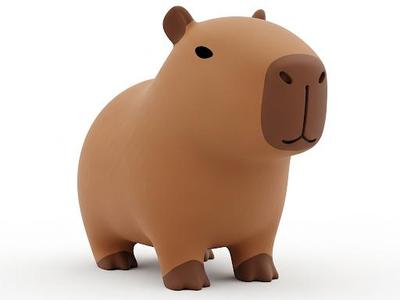 Capybara animal miniature