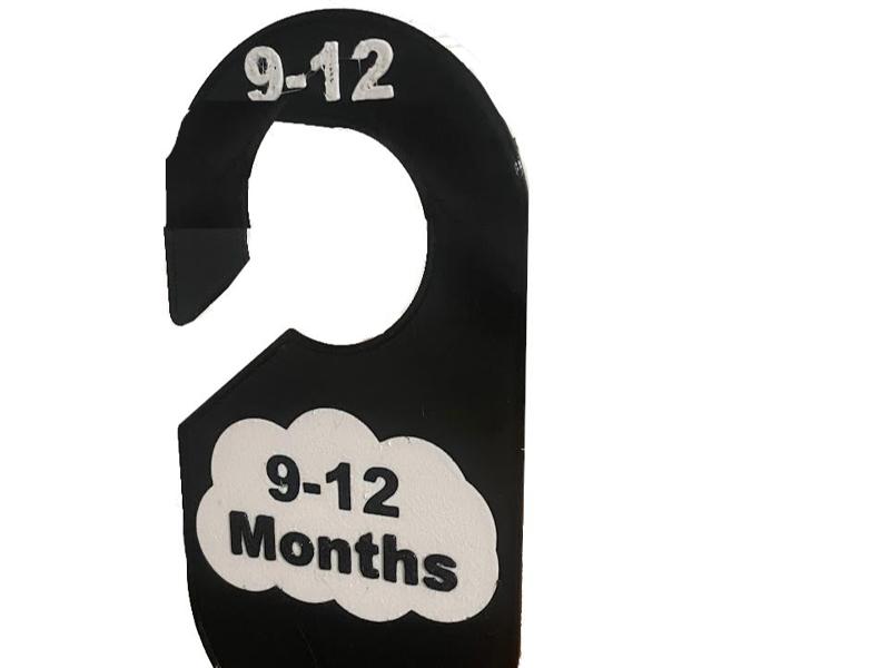 Cloud Closet Dividers - 6-9 and 9-12 Months