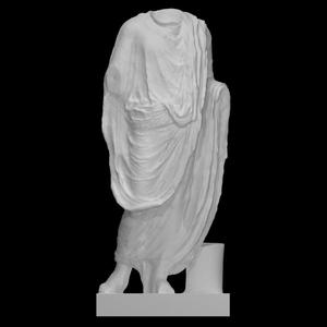 Statue of a male figure wearing a toga