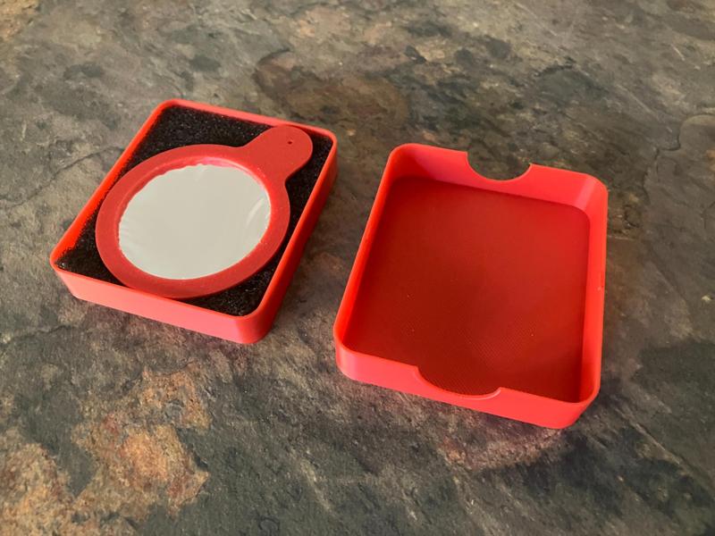 Solar filter holder and case for Seestar S50