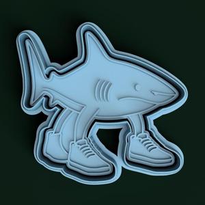 Tralalero tralala - Italian Brainrot cookie cutter