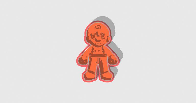 Super Mario cookie cutter