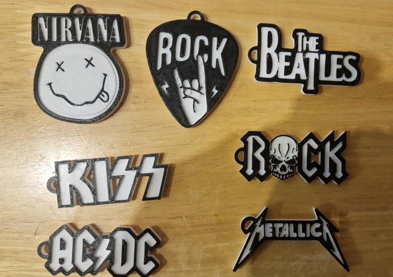Rock keychain 
