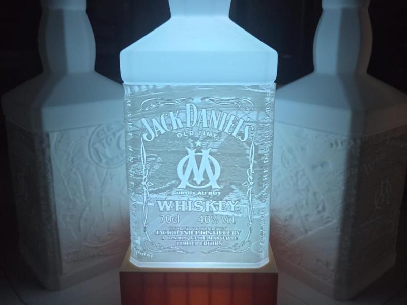 Litho - Jack Daniels - Olympique de Marseille
