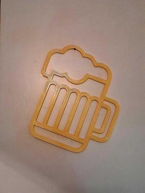 Sparkling Beer 3D - Vintage Style for Bars and Parties