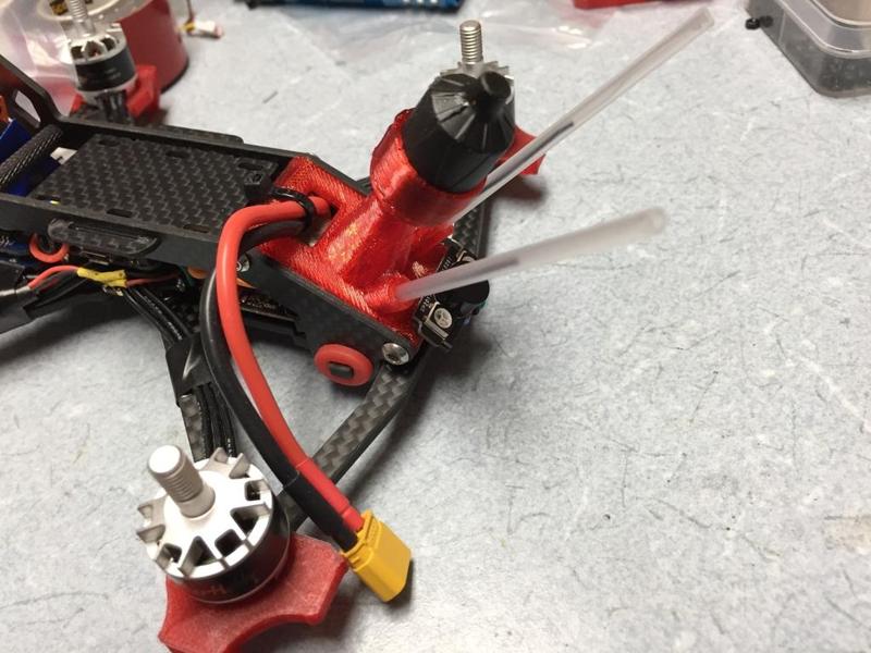 AcroBrat VTX VAS Minion and Rx antenna Mount