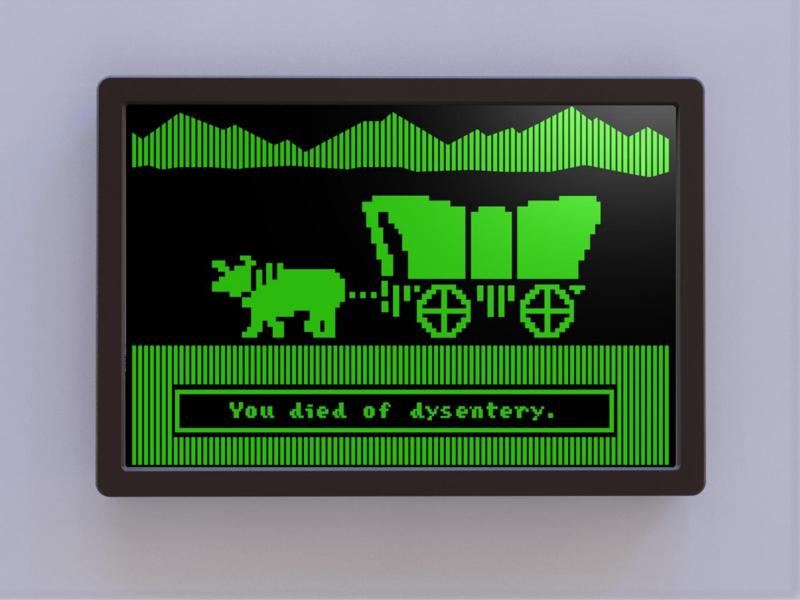 Oregon Trail - You Died of Dysentery