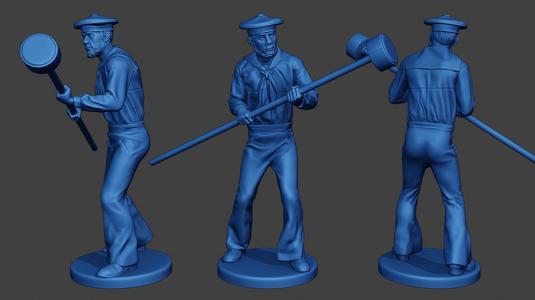 American Sailor Civil War Union StandTool2 ACWUS2